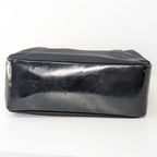 Gucci Bamboo Top Handle Vintage Handtasche aus schwarzem Nylon