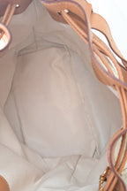 Celine Macadam Drawstring Bucket Bag Vintage in Creme