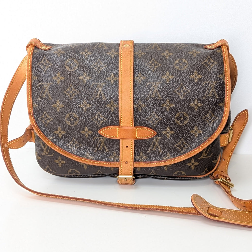 Louis Vuitton Saumur 30 Monogram Vintage Schultertasche