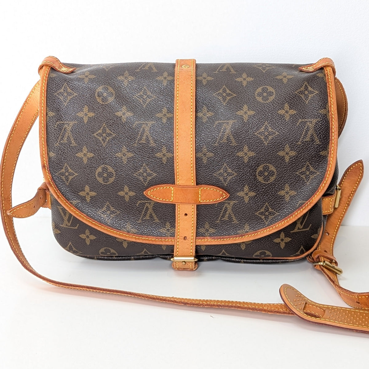 Louis Vuitton Saumur 30 Monogram Vintage Schultertasche