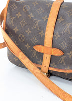 Louis Vuitton Saumur 30 Monogram Vintage Schultertasche