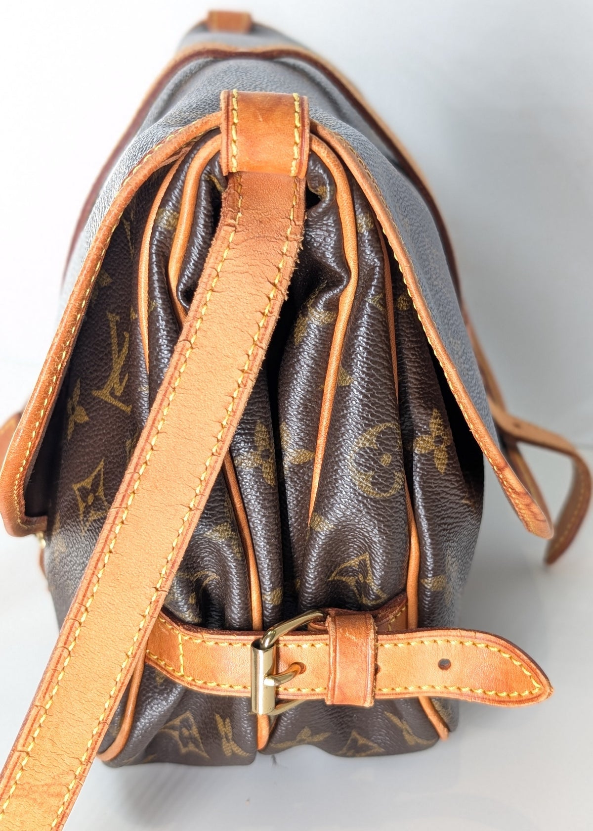 Louis Vuitton Saumur 30 Monogram Vintage Schultertasche