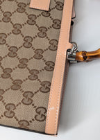 Gucci Bamboo Japan Exclusive Tasche aus GG Jacquard