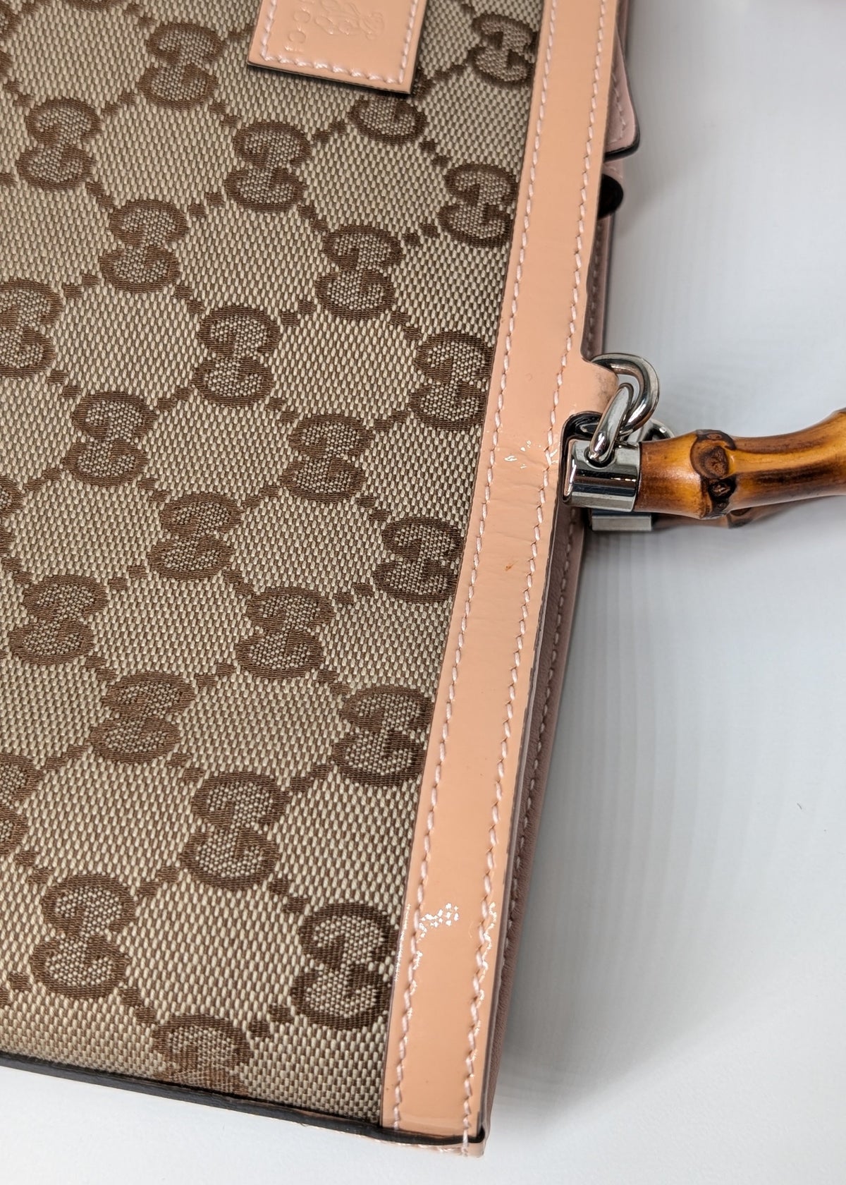 Gucci Bamboo Japan Exclusive Tasche aus GG Jacquard