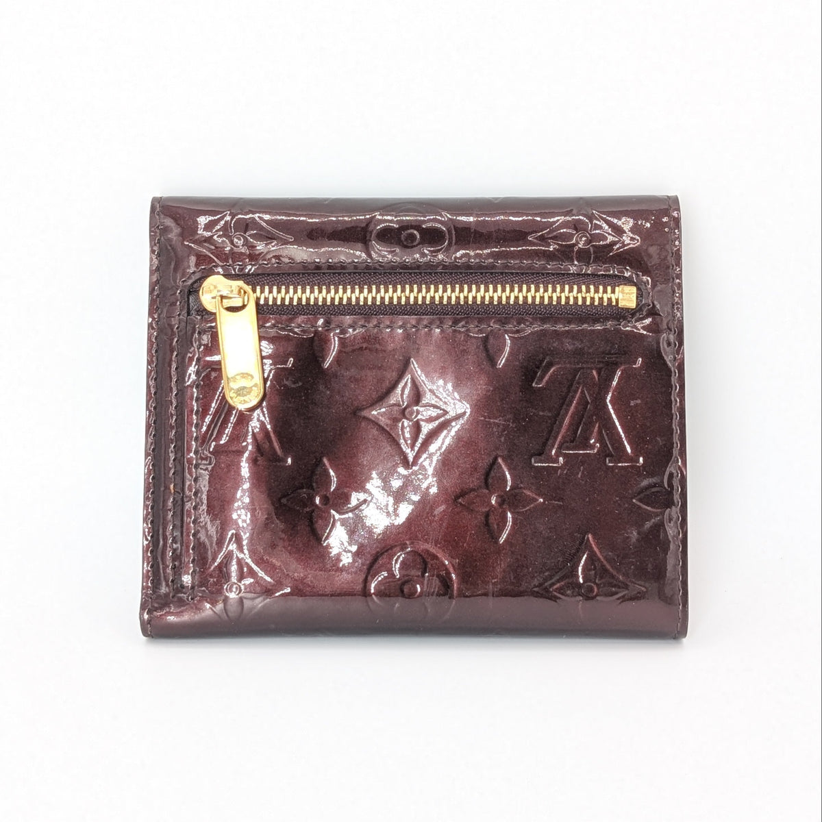Louis Vuitton Koala Wallet Monogram Vernis Amarante Vintage