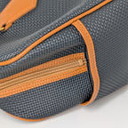 Yves Saint Laurent Vintage Woven Canvas Boston Bag