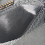 Yves Saint Laurent Vintage Woven Canvas Boston Bag