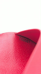 Louis Vuitton Mini Agenda Epi Leder Rot