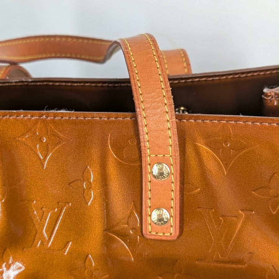 Louis Vuitton Reade MM Monogram Vernis Bronze Vintage