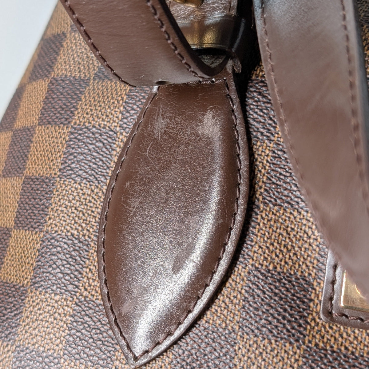 Louis Vuitton Hampstead MM Damier Ebene Tote Bag