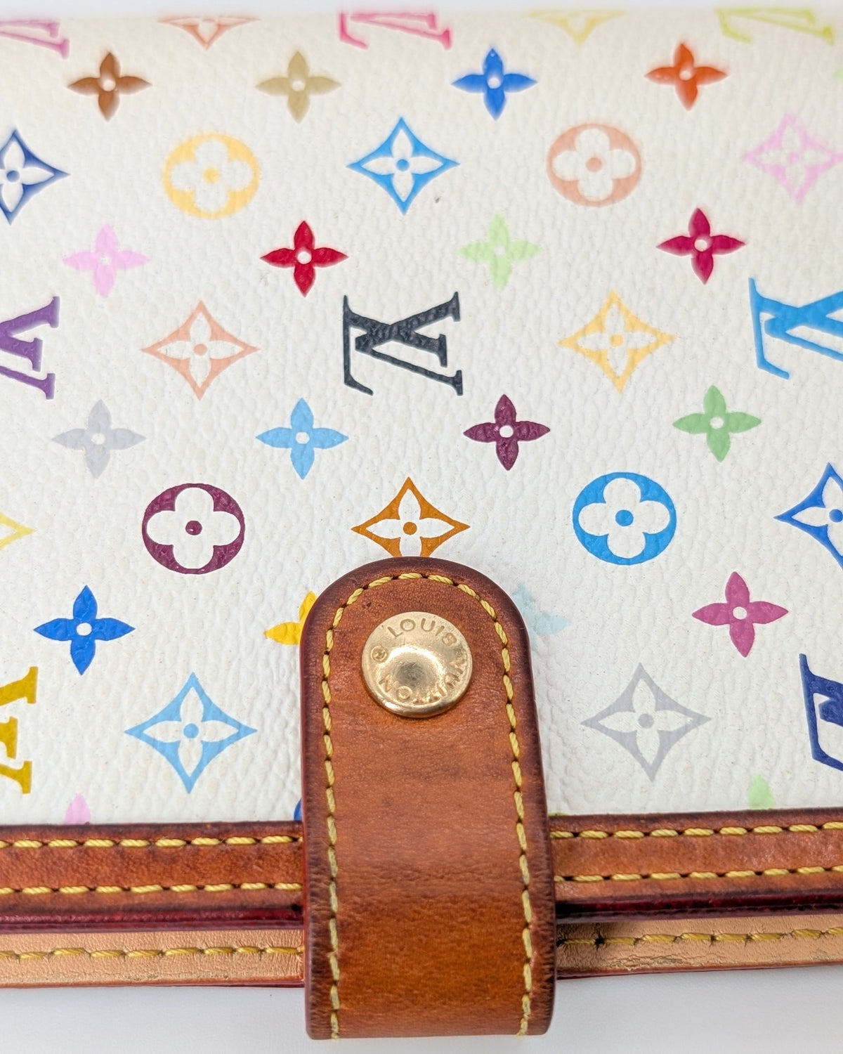 Louis Vuitton Agenda PM Monogram Multicolore Blanc