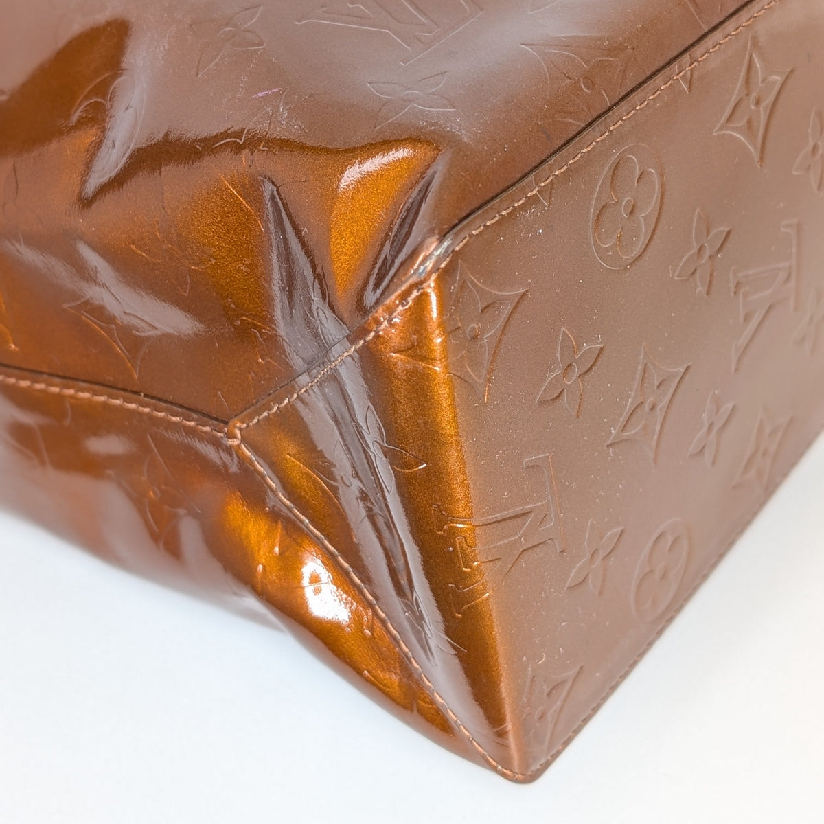 Louis Vuitton Reade MM Monogram Vernis Bronze Vintage