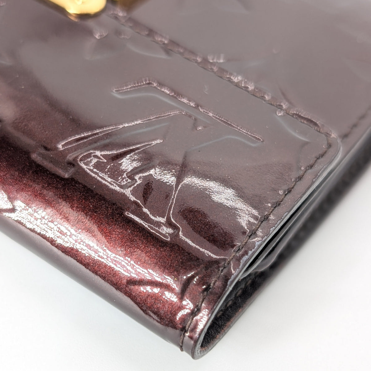 Louis Vuitton Koala Wallet Monogram Vernis Amarante Vintage