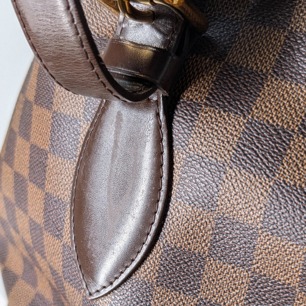 Louis Vuitton Hampstead MM Damier Ebene Tote Bag