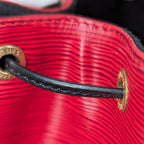 Louis Vuitton Petit Noé Epi Rot Schwarz Vintage