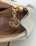 Gucci Ophidia Small Tote Bag Leder Creme