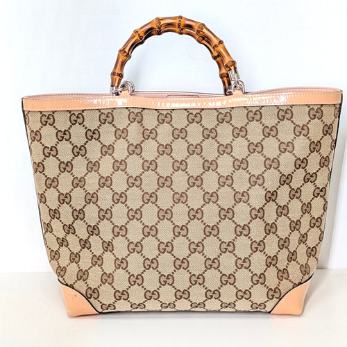 Gucci Bamboo Japan Exclusive Tasche aus GG Jacquard