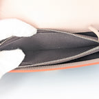 Fendi Selleria Continental Wallet Leder Blau neuwertig