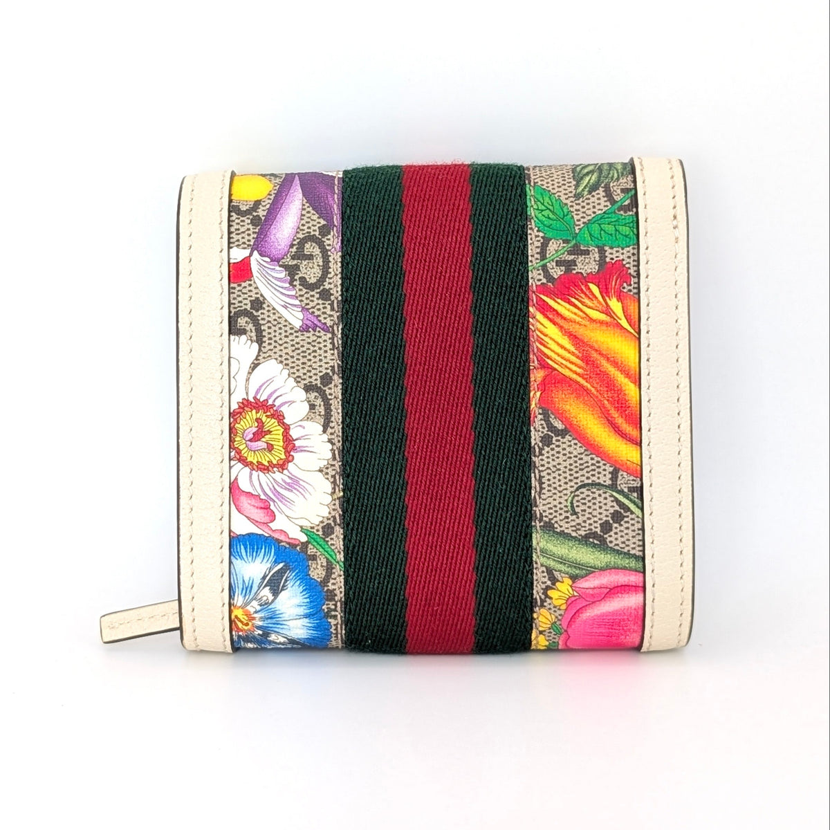Gucci Ophidia GG Flora Small Wallet mit Box und Staubbeutel