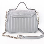 Gucci GG Marmont Monochrome Top Handle Flap Mini Grau