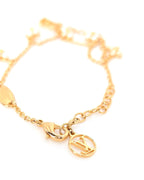 Louis Vuitton LV Floragram Armband M0940A in Gold und Weiß