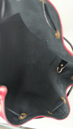 Louis Vuitton Petit Noé Epi Rot Schwarz Vintage