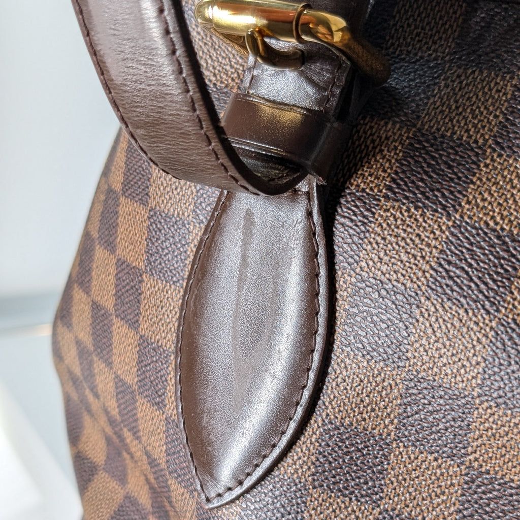 Louis Vuitton Hampstead MM Damier Ebene Tote Bag