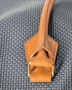 Yves Saint Laurent Vintage Woven Canvas Boston Bag