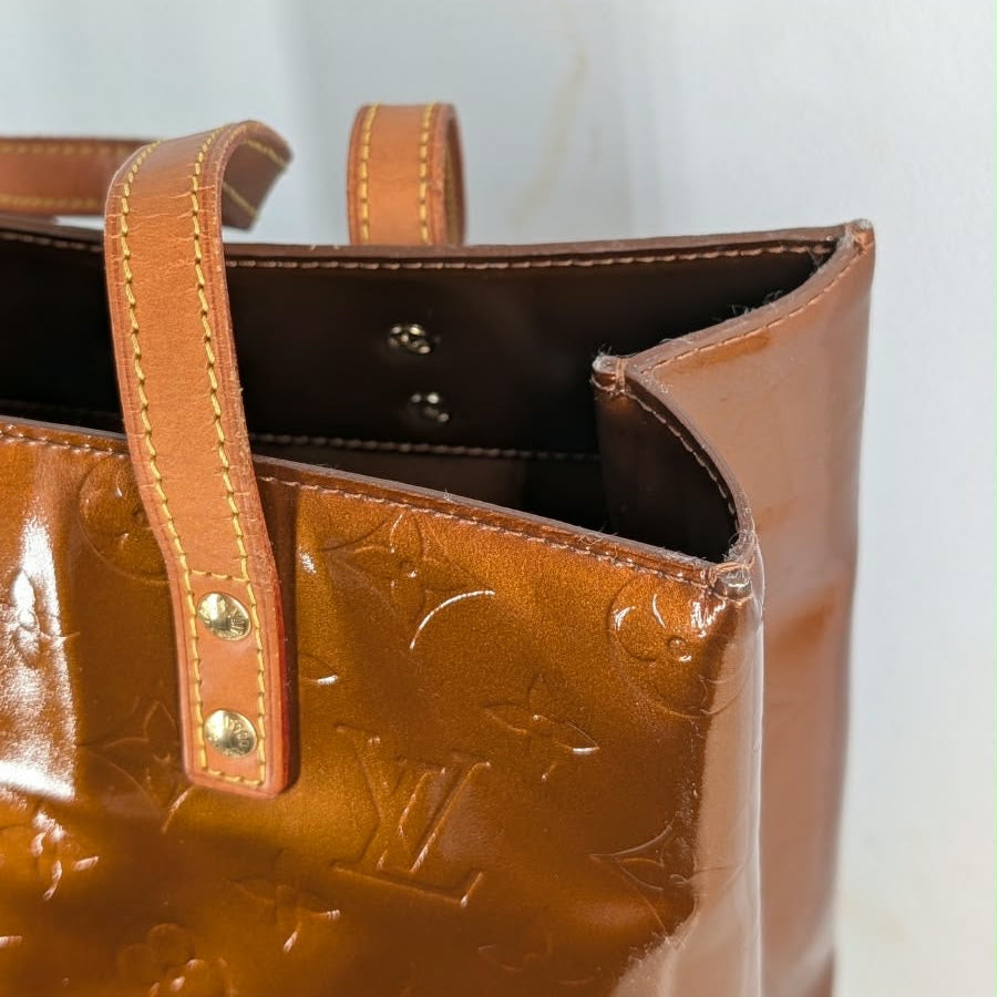 Louis Vuitton Reade MM Monogram Vernis Bronze Vintage