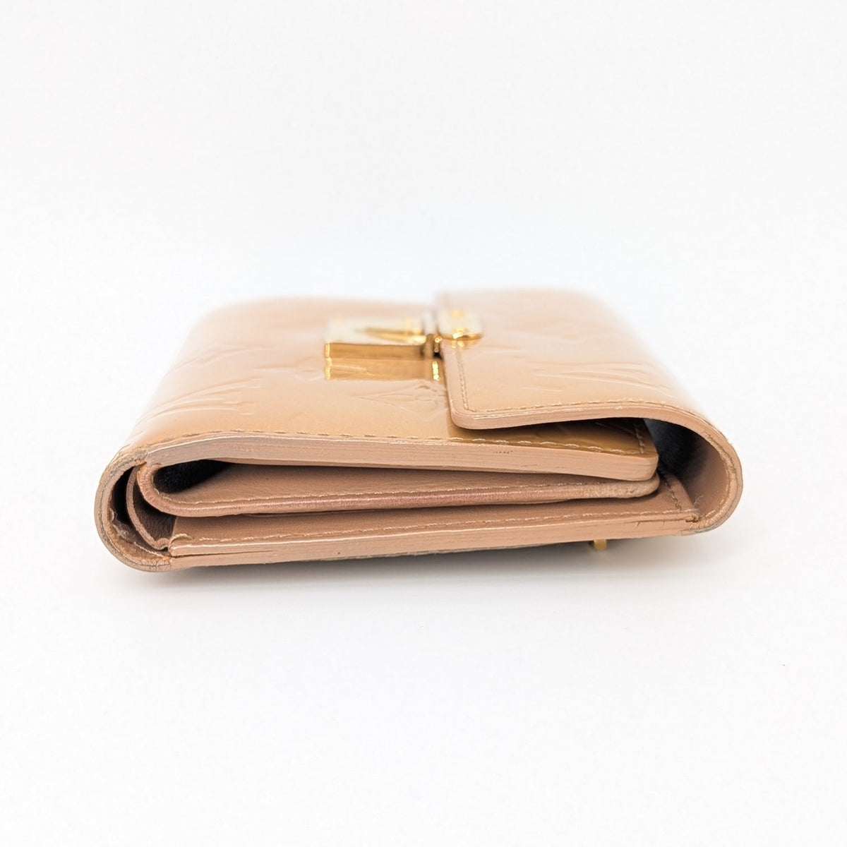 Louis Vuitton Koala Wallet Monogram Vernis Beige