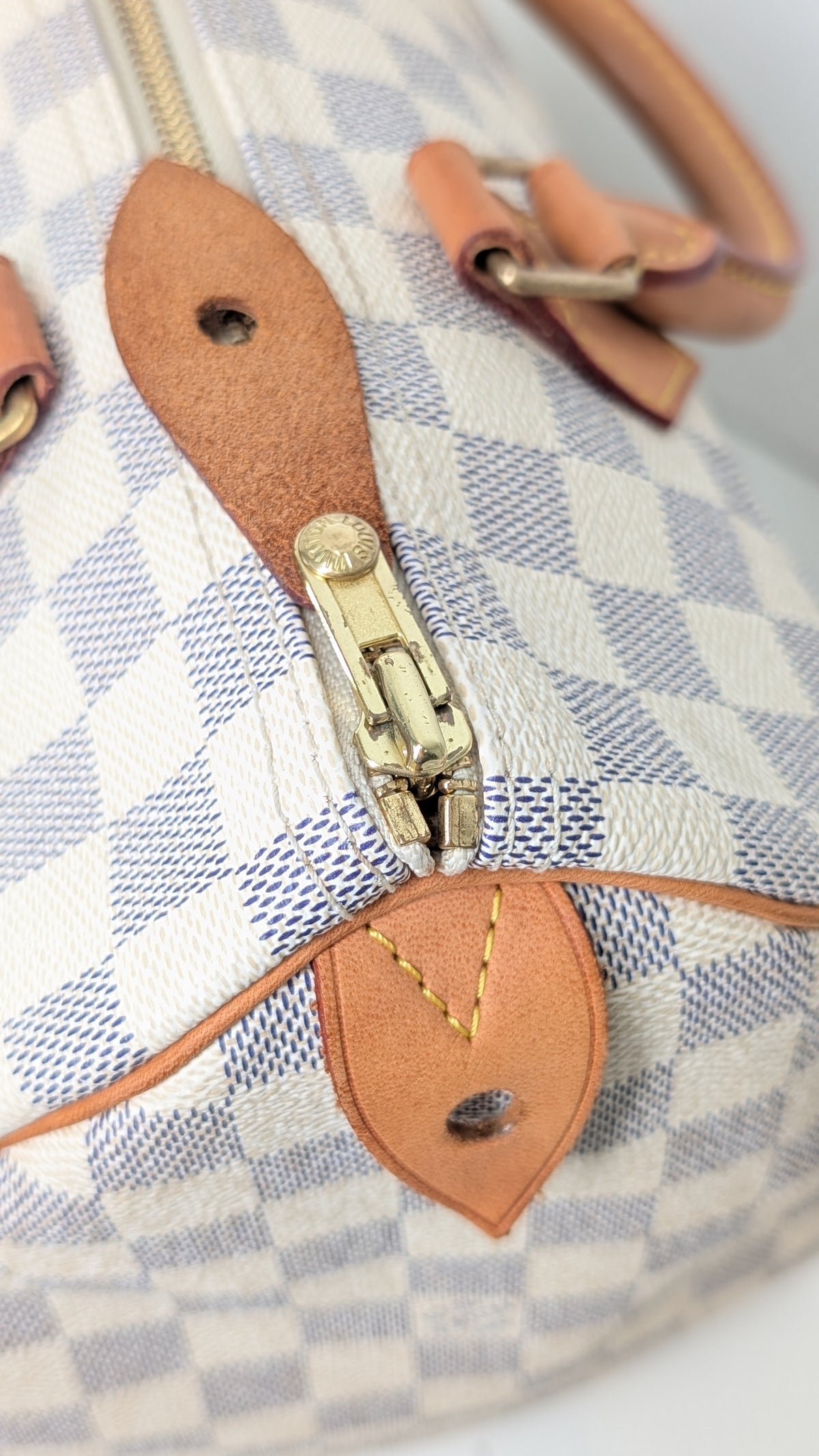 Louis Vuitton Speedy 30 Damier Azur Vintage 2009