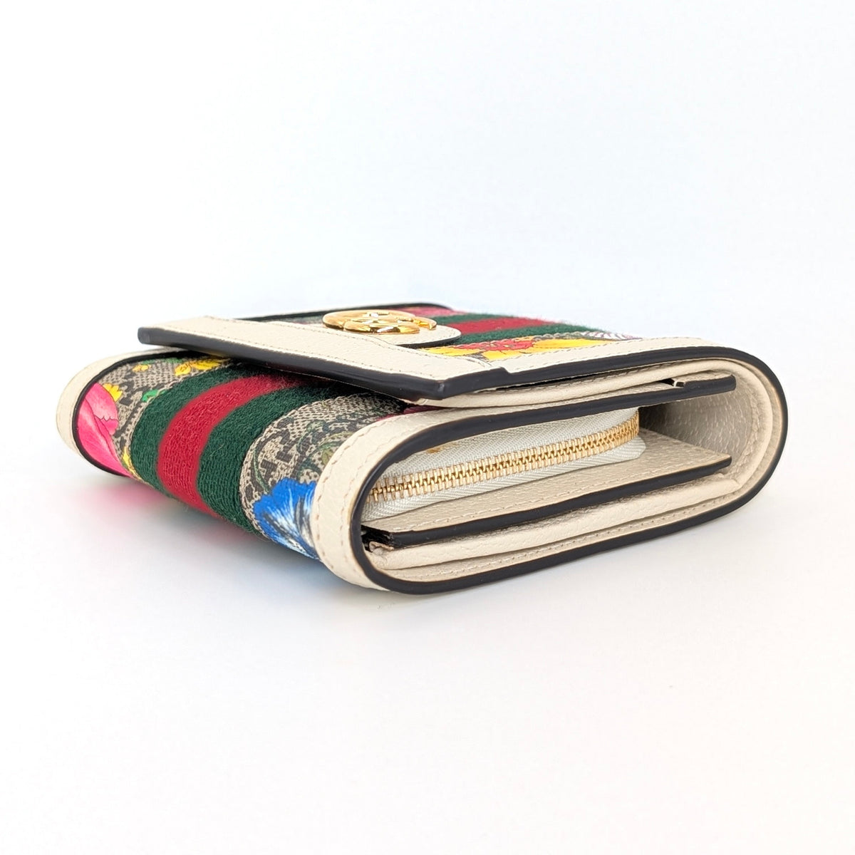 Gucci Ophidia GG Flora Small Wallet mit Box und Staubbeutel