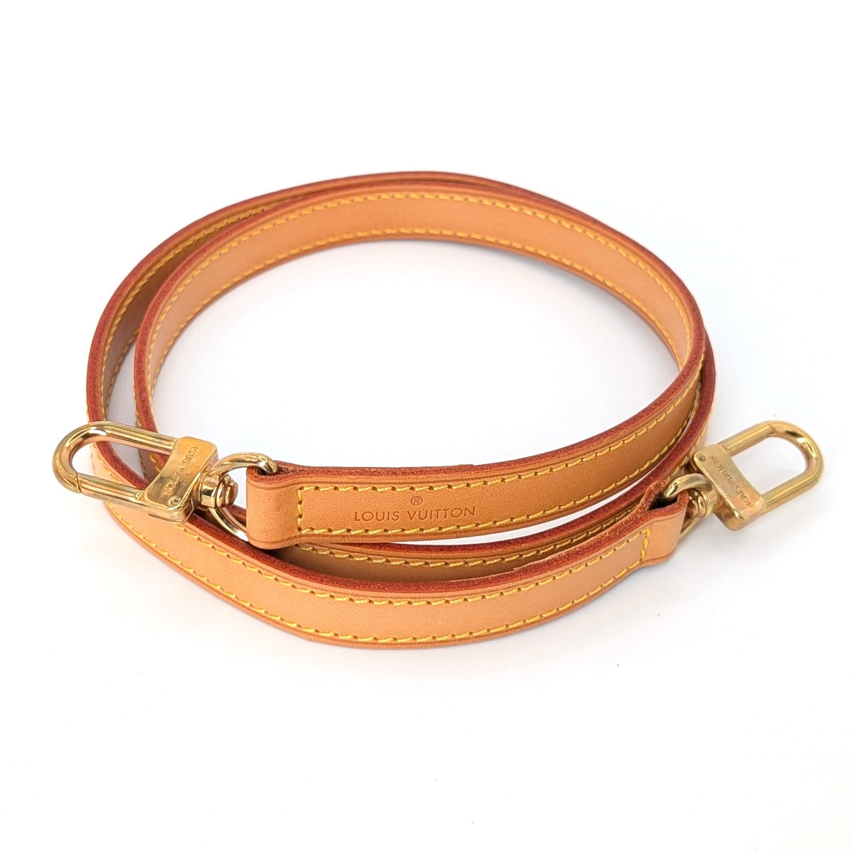 Original Louis Vuitton Schultergurt mit goldfarbenen Beschlägen