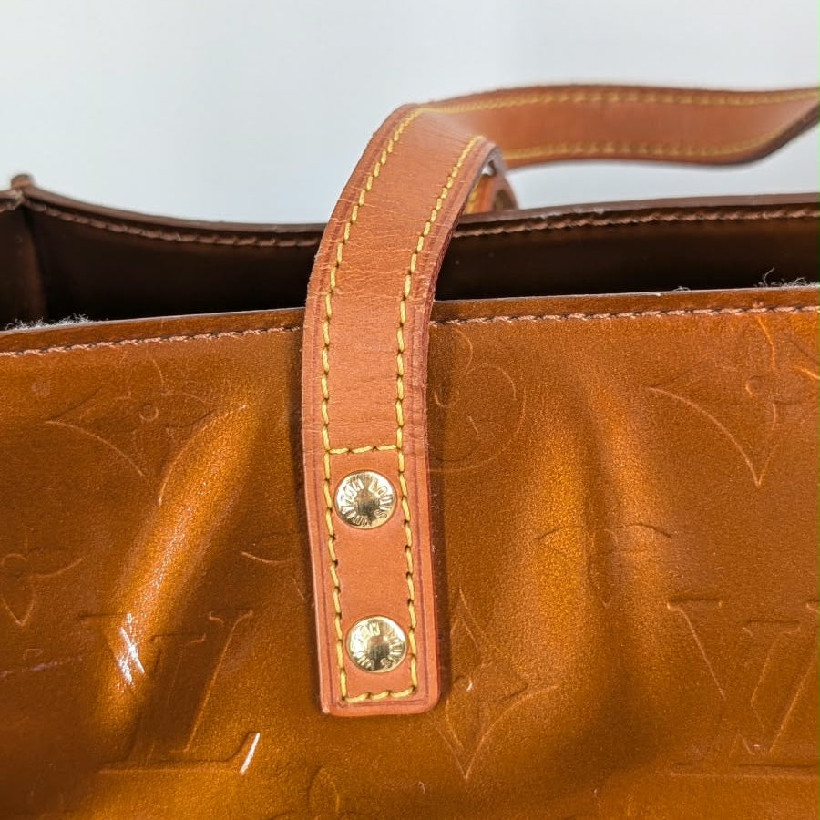 Louis Vuitton Reade MM Monogram Vernis Bronze Vintage